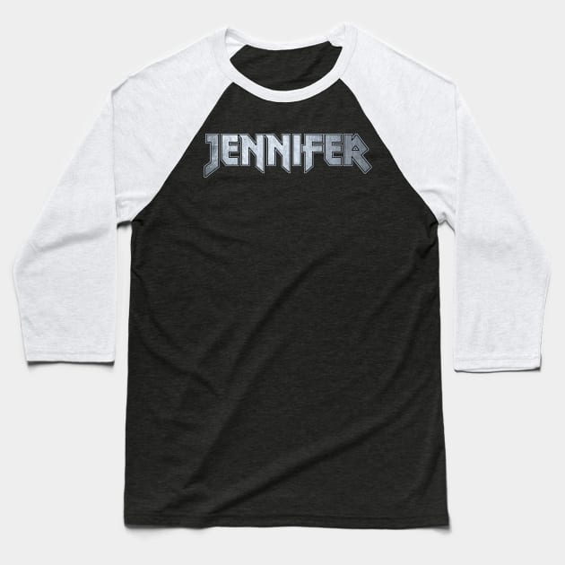 Jennifer Baseball T-Shirt by KubikoBakhar